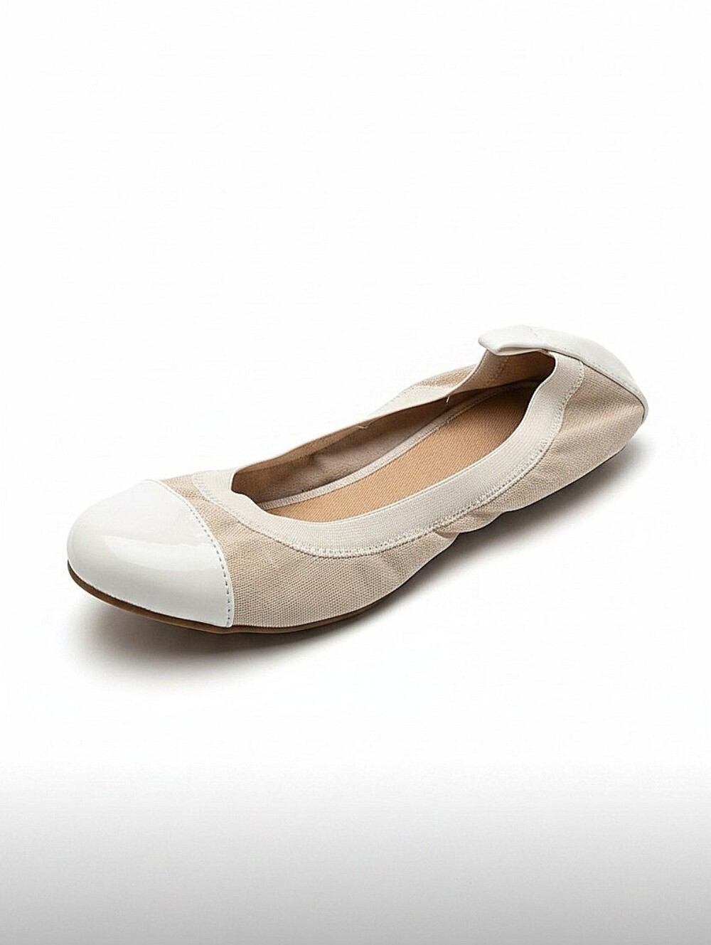 NEW! Old Navy Beige and White Women's Ballet Flat
